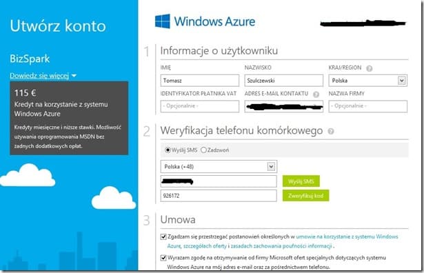 WindowsAzureAccount