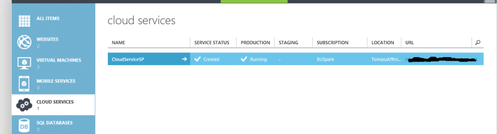Azure Cloud Services