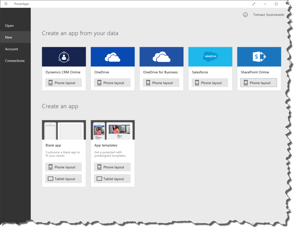 PowerApps Start