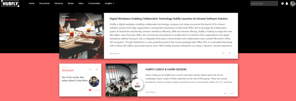 Hubfly Home Page