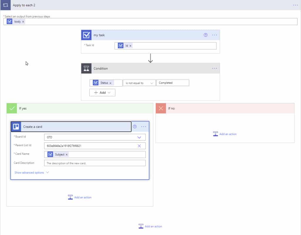 import to do tasks to Trello