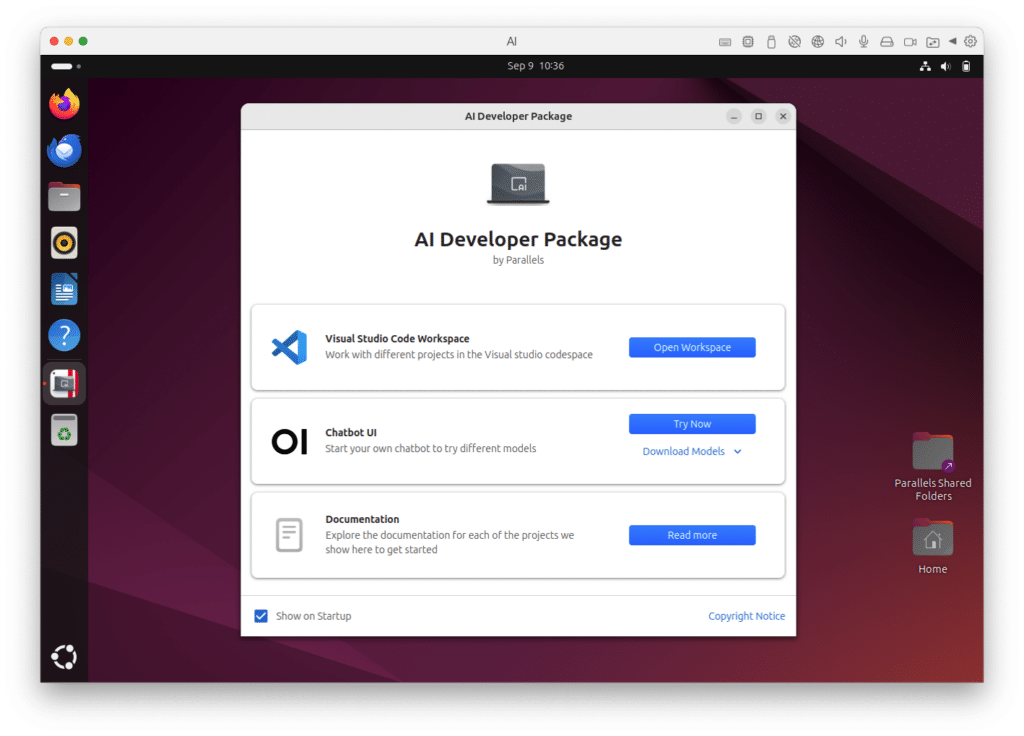 AI with Parallels Desktop